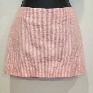 Lily Pulitzer Pink Gingham Cotton Mini Skirt, Size 2